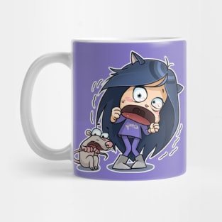 Kitty The Witch Astonished. Mug